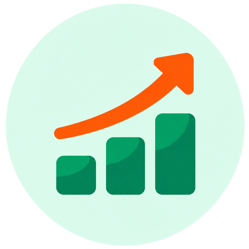 Rising visibility chart