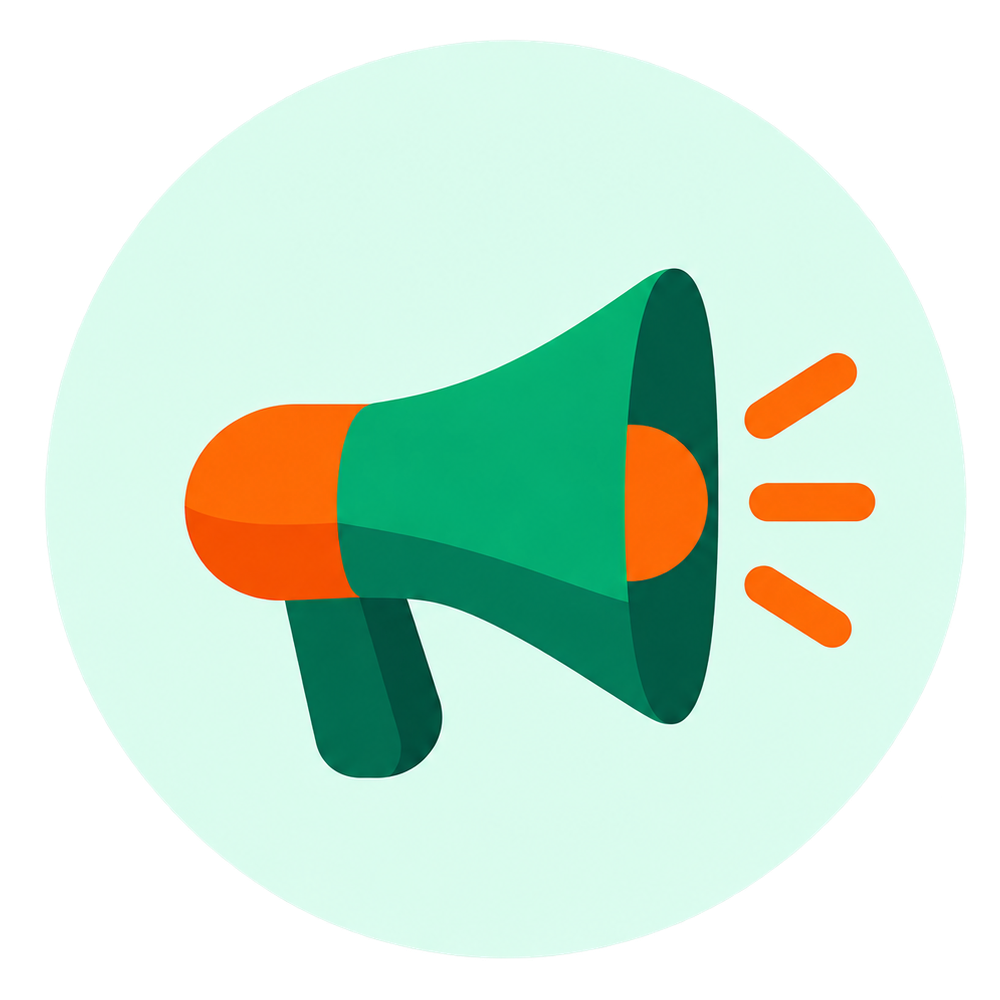 Business promotion megaphone